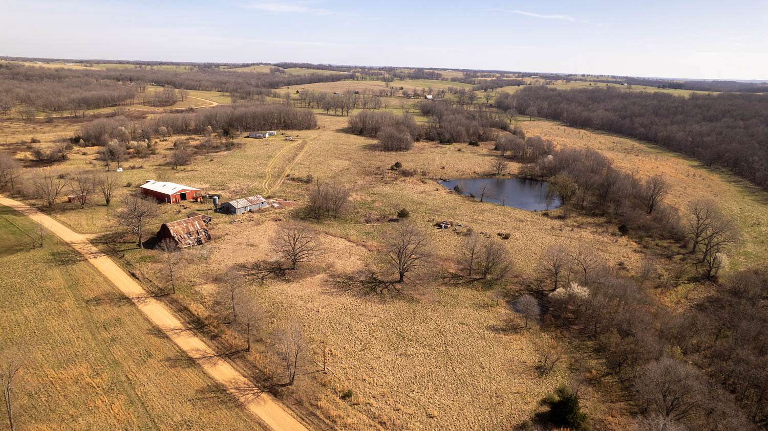 123 Acres of Land with Home for Sale in Koshkonong, Missouri