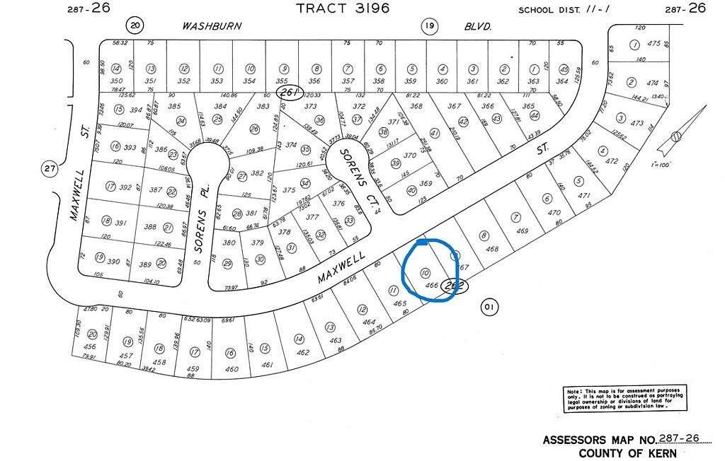 0.26 Acres of Residential Land for Sale in California City, California