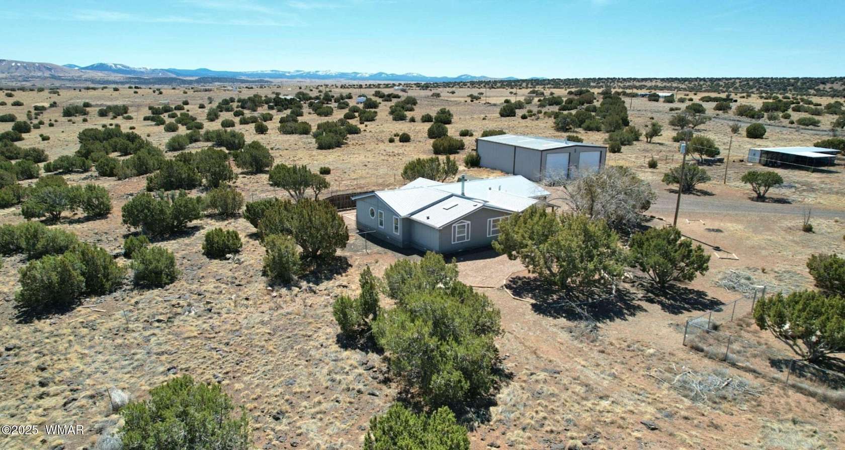 15 Acres of Land with Home for Sale in Concho, Arizona