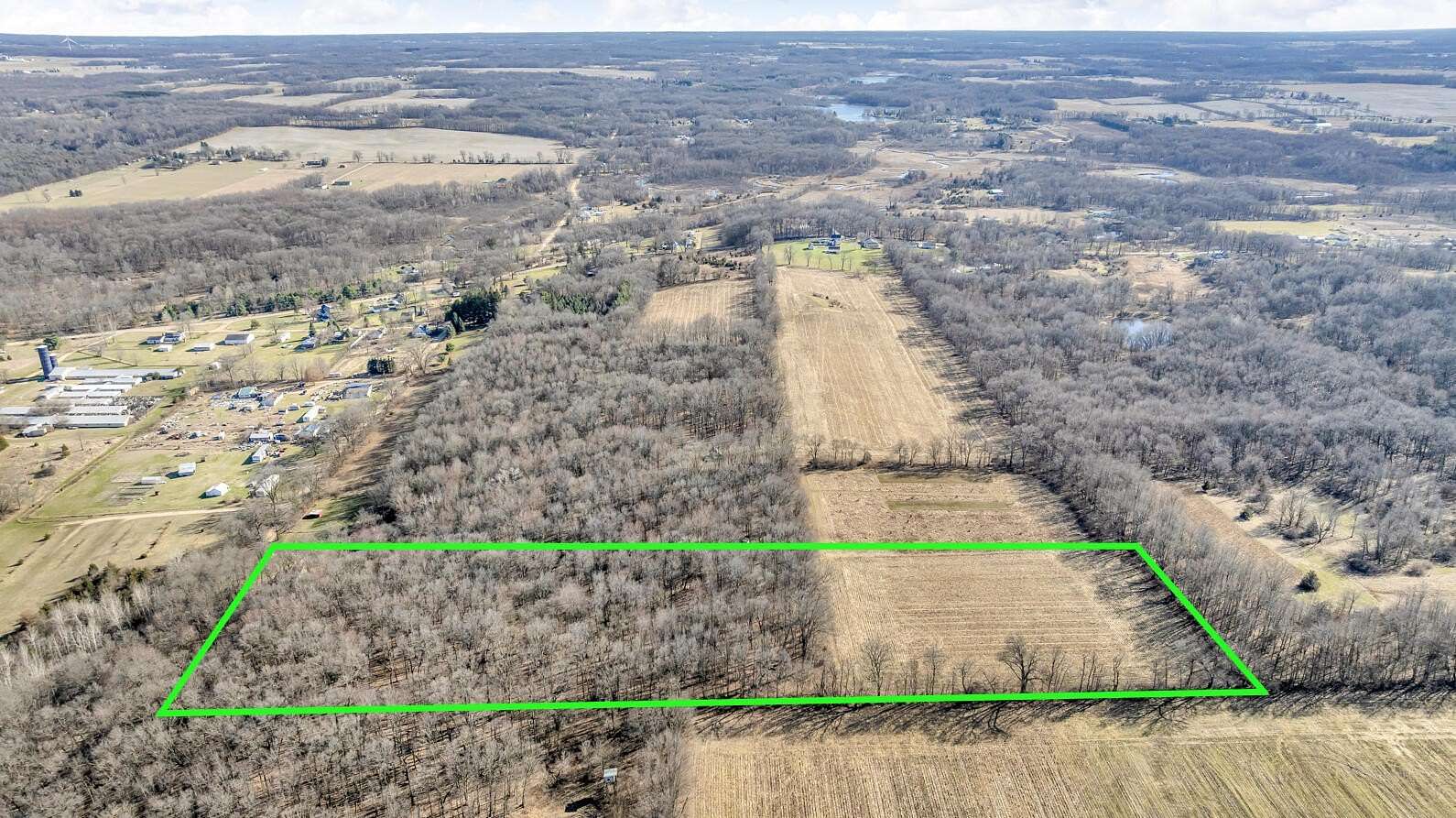 9.9 Acres of Land for Sale in Jonesville, Michigan