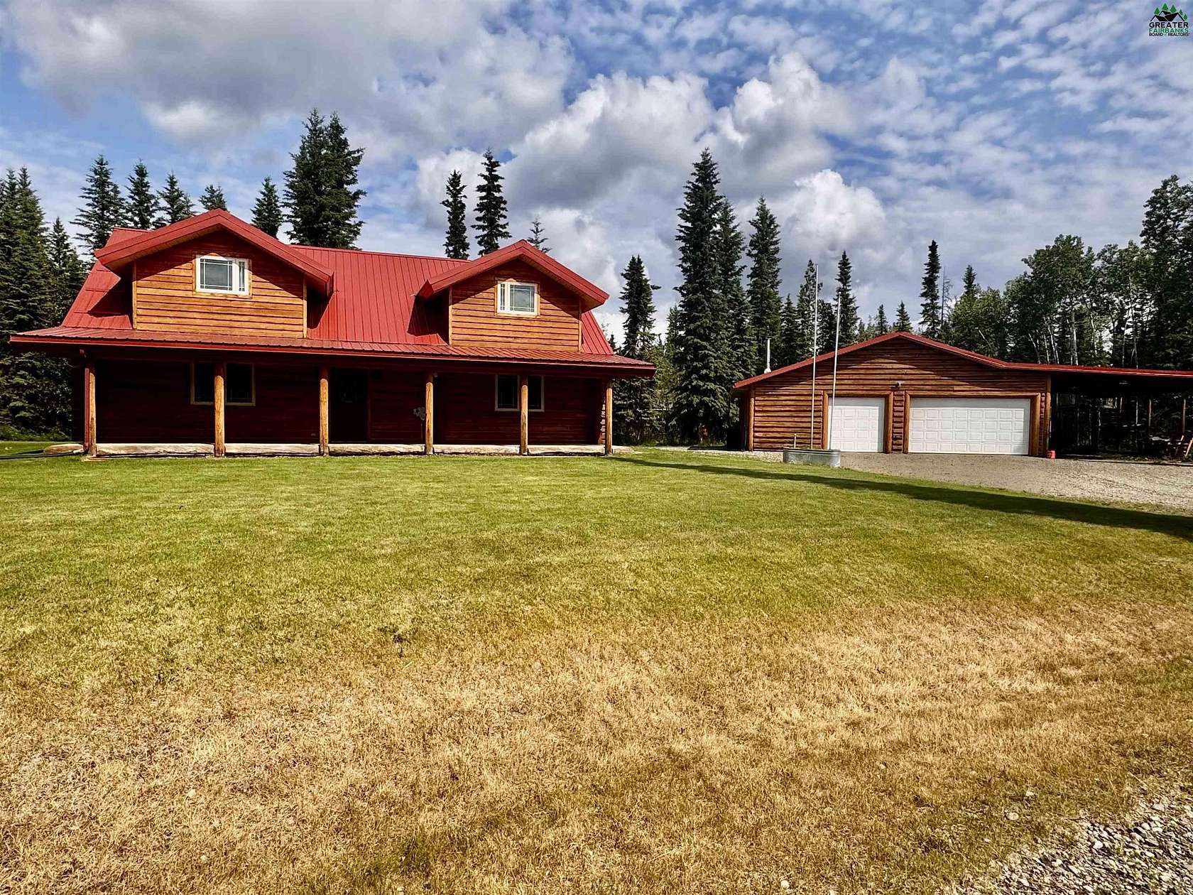 2 Acres of Residential Land with Home for Sale in North Pole, Alaska