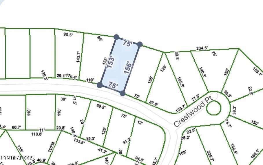 0.26 Acres of Land for Sale in Crossville, Tennessee