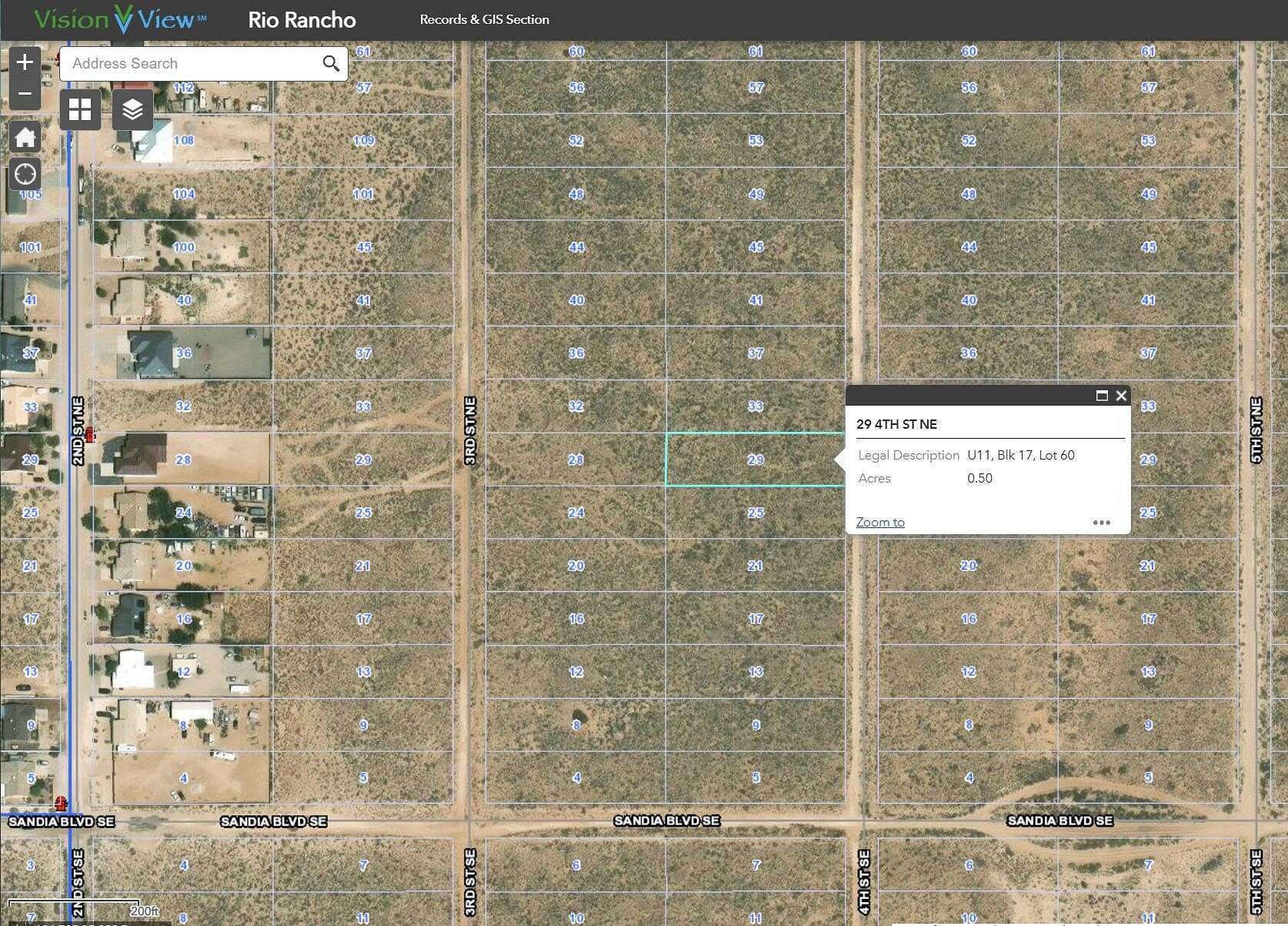 0.5 Acres of Land for Sale in Rio Rancho, New Mexico