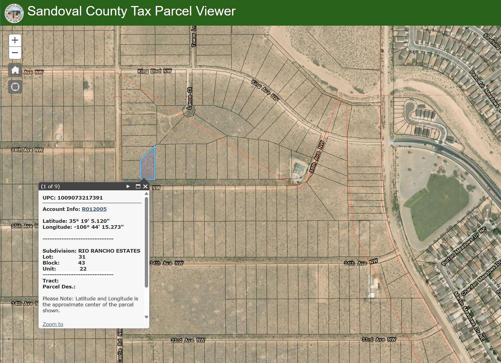 0.5 Acres of Land for Sale in Rio Rancho, New Mexico