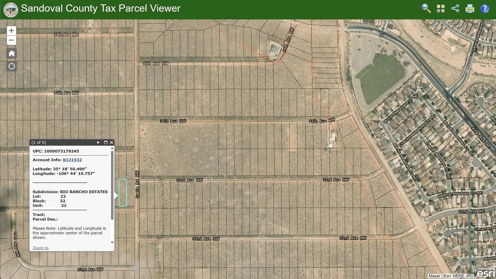 0.5 Acres of Land for Sale in Rio Rancho, New Mexico