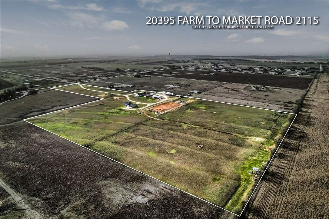 30 Acres of Agricultural Land with Home for Sale in Salado, Texas