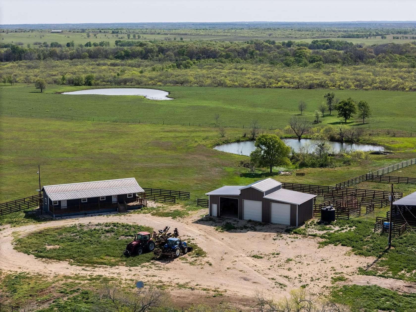 123 Acres of Land with Home for Sale in Waelder, Texas