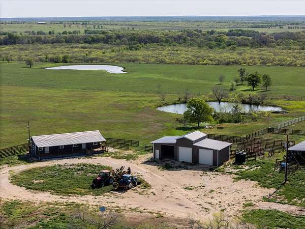 123 Acres of Land with Home for Sale in Waelder, Texas