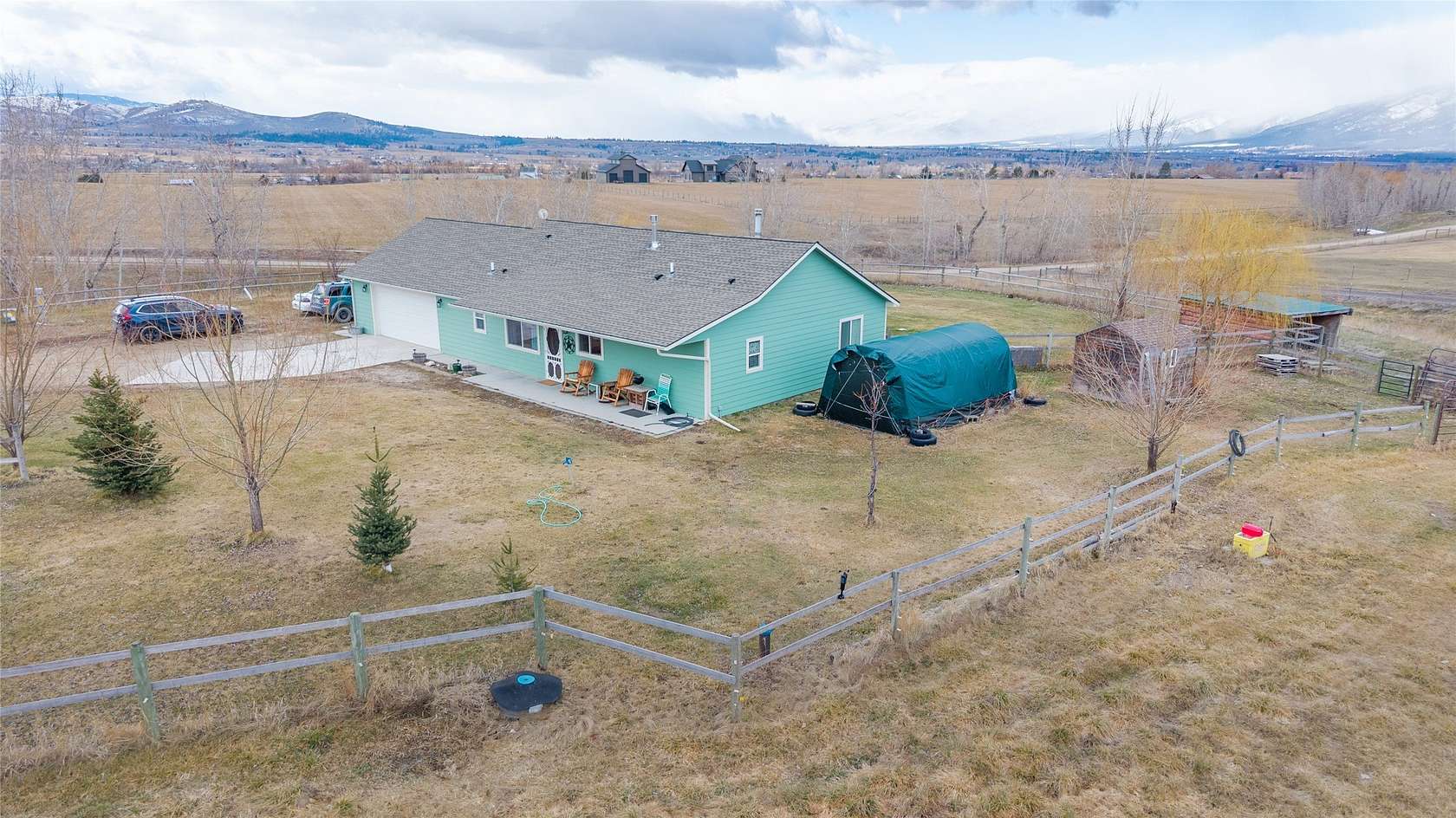 10 Acres of Land with Home for Sale in Stevensville, Montana