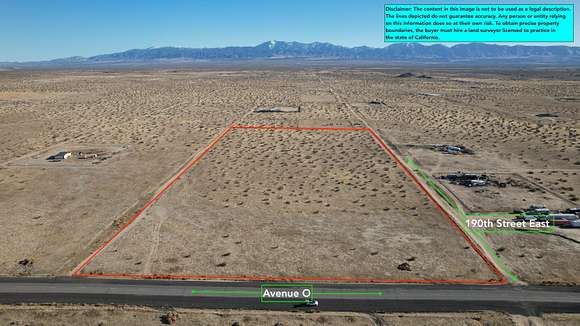 20.5 Acres of Agricultural Land for Sale in Palmdale, California