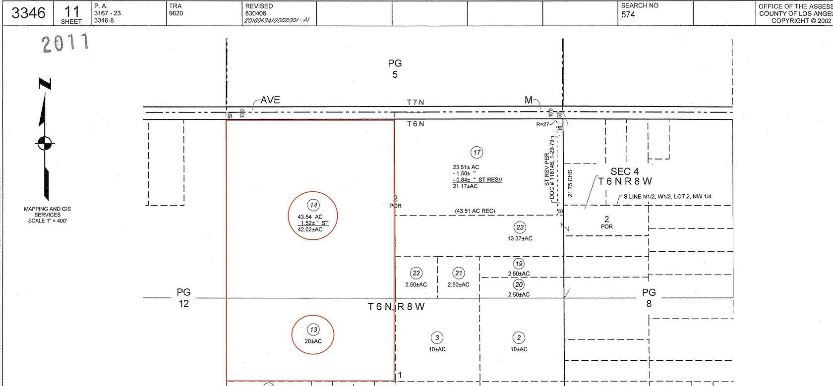60.6 Acres of Land for Sale in Lancaster, California