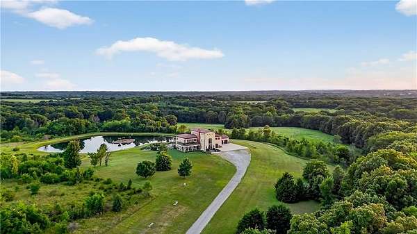 26.6 Acres of Recreational Land with Home for Sale in Edgerton, Kansas