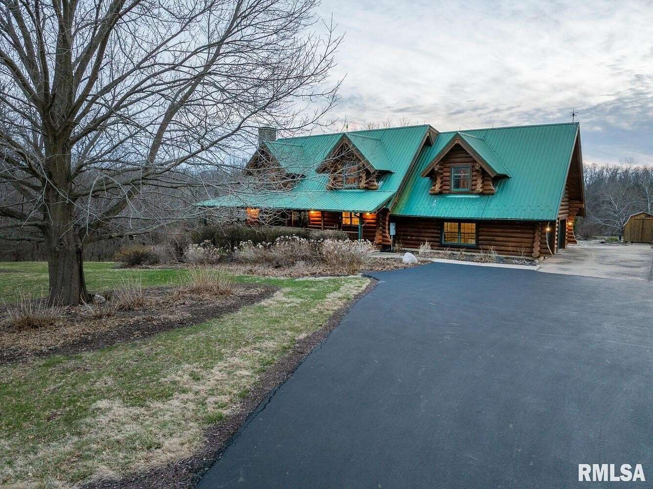 11 Acres of Recreational Land with Home for Sale in Browning, Illinois