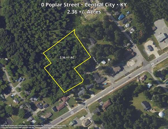 2.36 Acres of Residential Land for Sale in Central City, Kentucky
