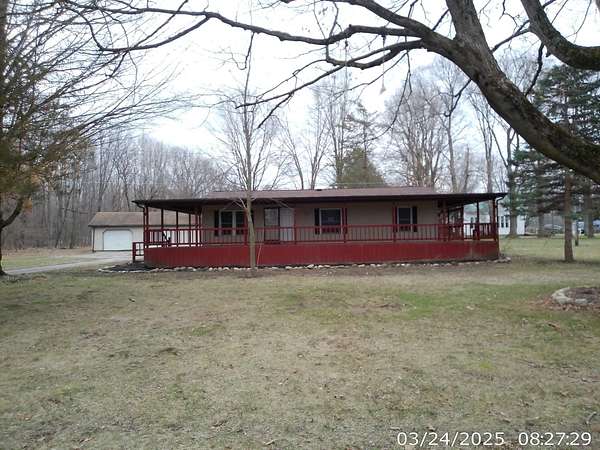 2.35 Acres of Residential Land with Home for Sale in Jonesville, Michigan