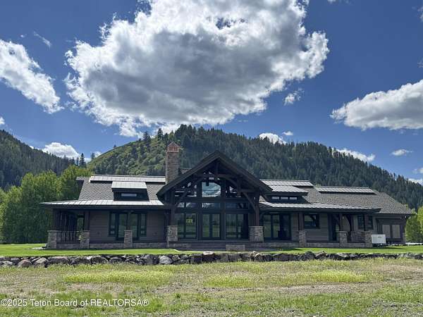 9.38 Acres of Residential Land with Home for Sale in Thayne, Wyoming