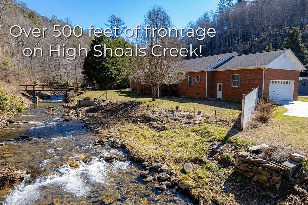 6.58 Acres of Residential Land with Home for Sale in Hiawassee, Georgia