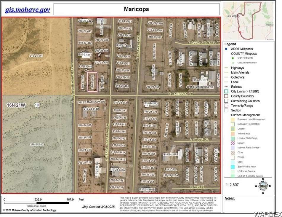 0.22 Acres of Residential Land for Sale in Topock, Arizona