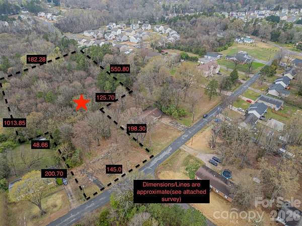 3.6 Acres of Residential Land for Sale in Concord, North Carolina