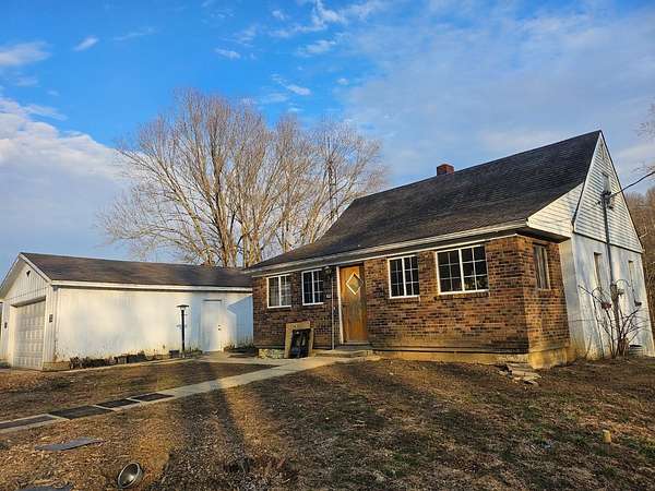 6.26 Acres of Land with Home for Sale in Connersville, Indiana