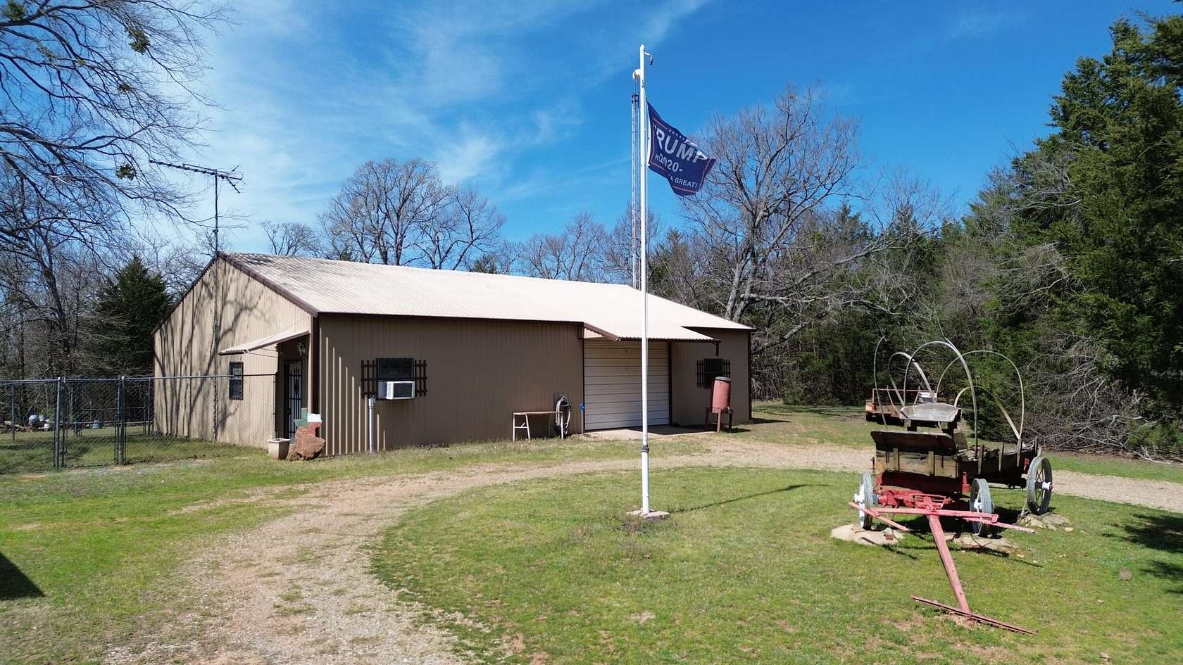 39.7 Acres of Recreational Land with Home for Sale in Mead, Oklahoma