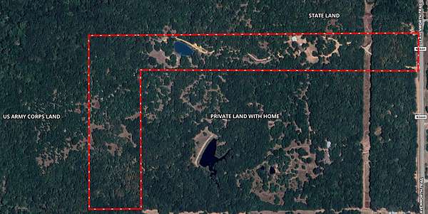 39.7 Acres of Recreational Land with Home for Sale in Mead, Oklahoma