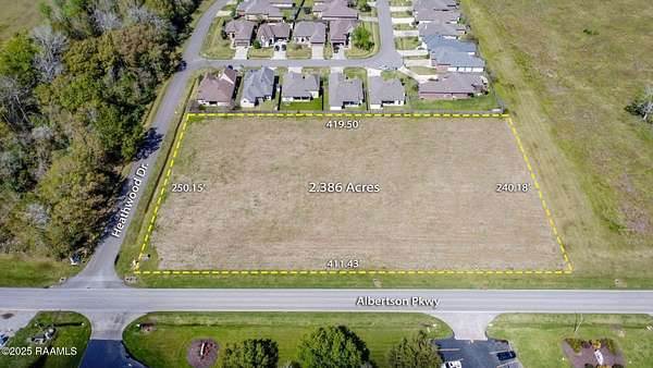 2.39 Acres of Commercial Land for Sale in Broussard, Louisiana