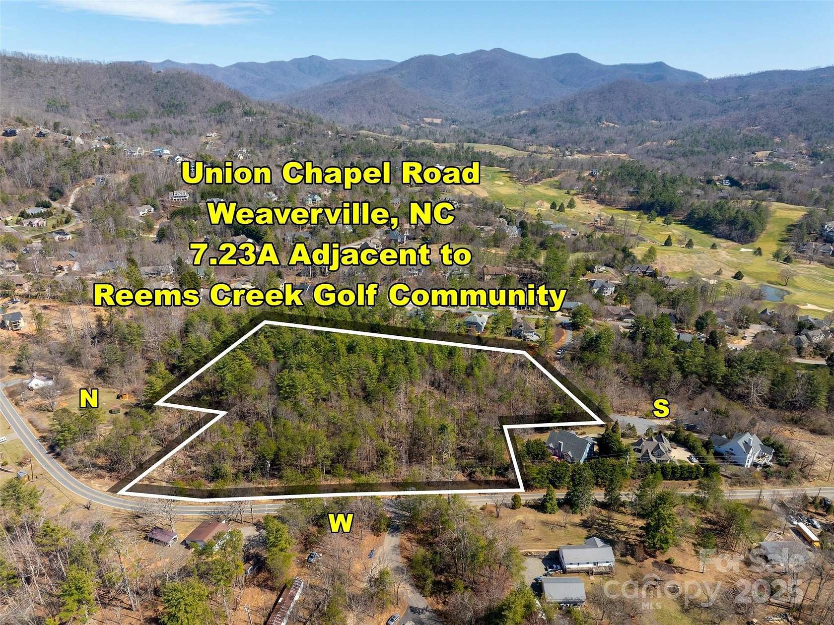 7.23 Acres of Residential Land for Sale in Weaverville, North Carolina
