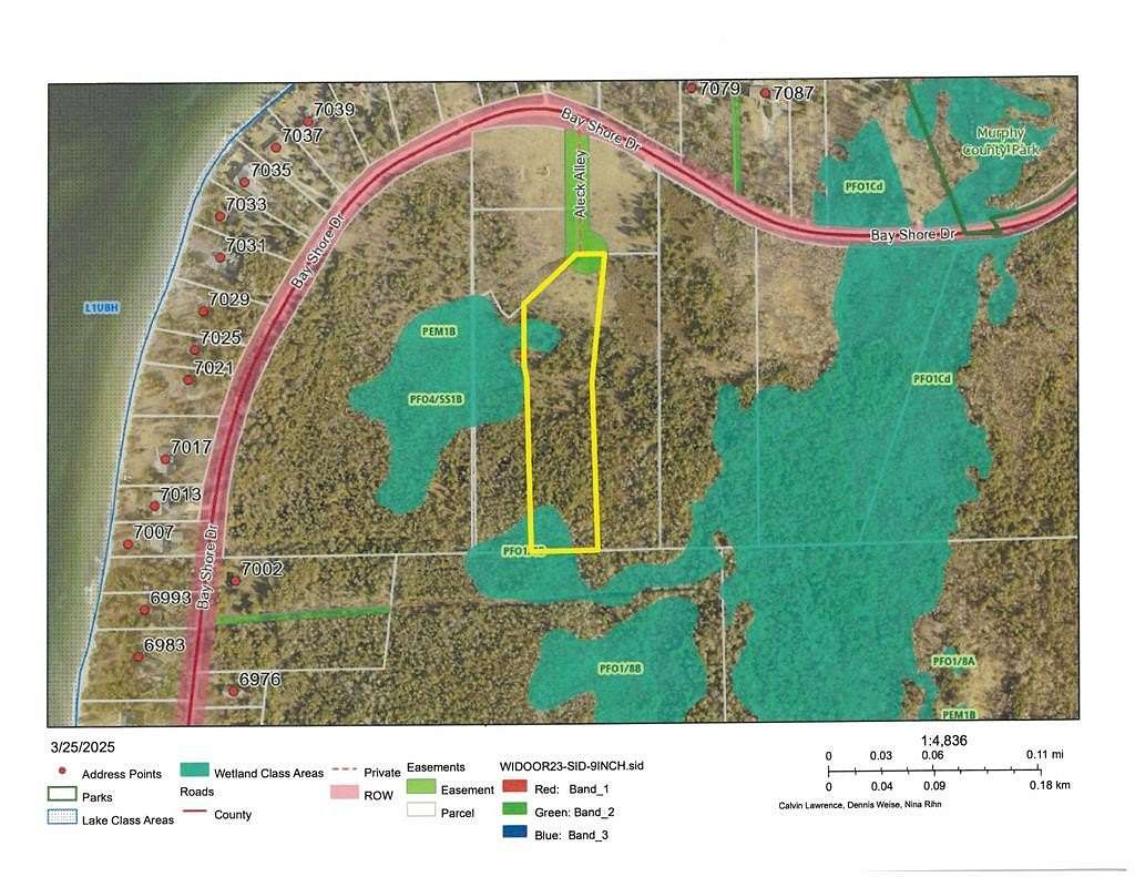 3.18 Acres of Land for Sale in Egg Harbor Town, Wisconsin