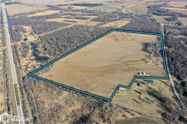 82.5 Acres of Recreational Land & Farm for Sale in Nichols, Iowa