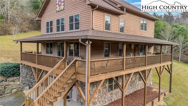 2.3 Acres of Residential Land with Home for Sale in Crumpler, North Carolina