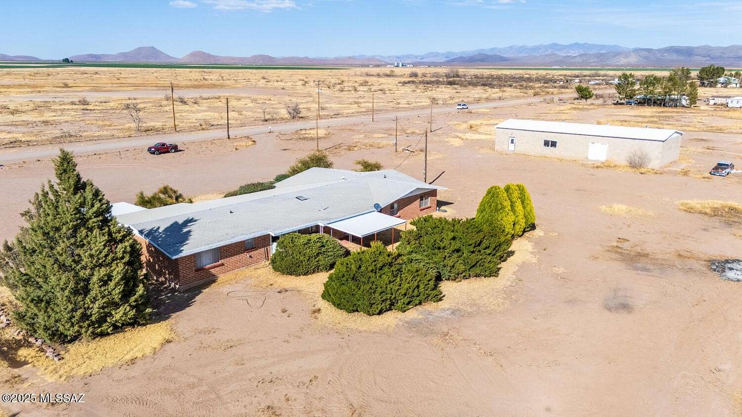 8.12 Acres of Land with Home for Sale in Elfrida, Arizona