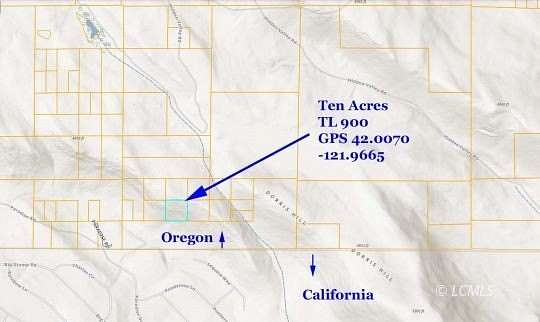 10 Acres of Residential Land for Sale in Midland, Oregon