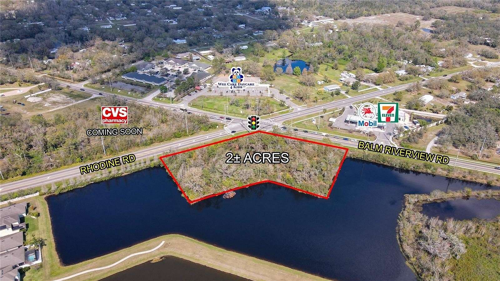 2 Acres of Commercial Land for Sale in Riverview, Florida