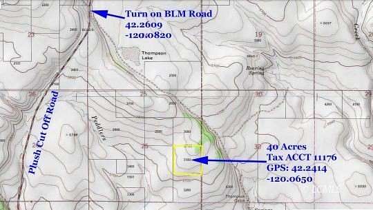 40 Acres of Recreational Land for Sale in Adel, Oregon