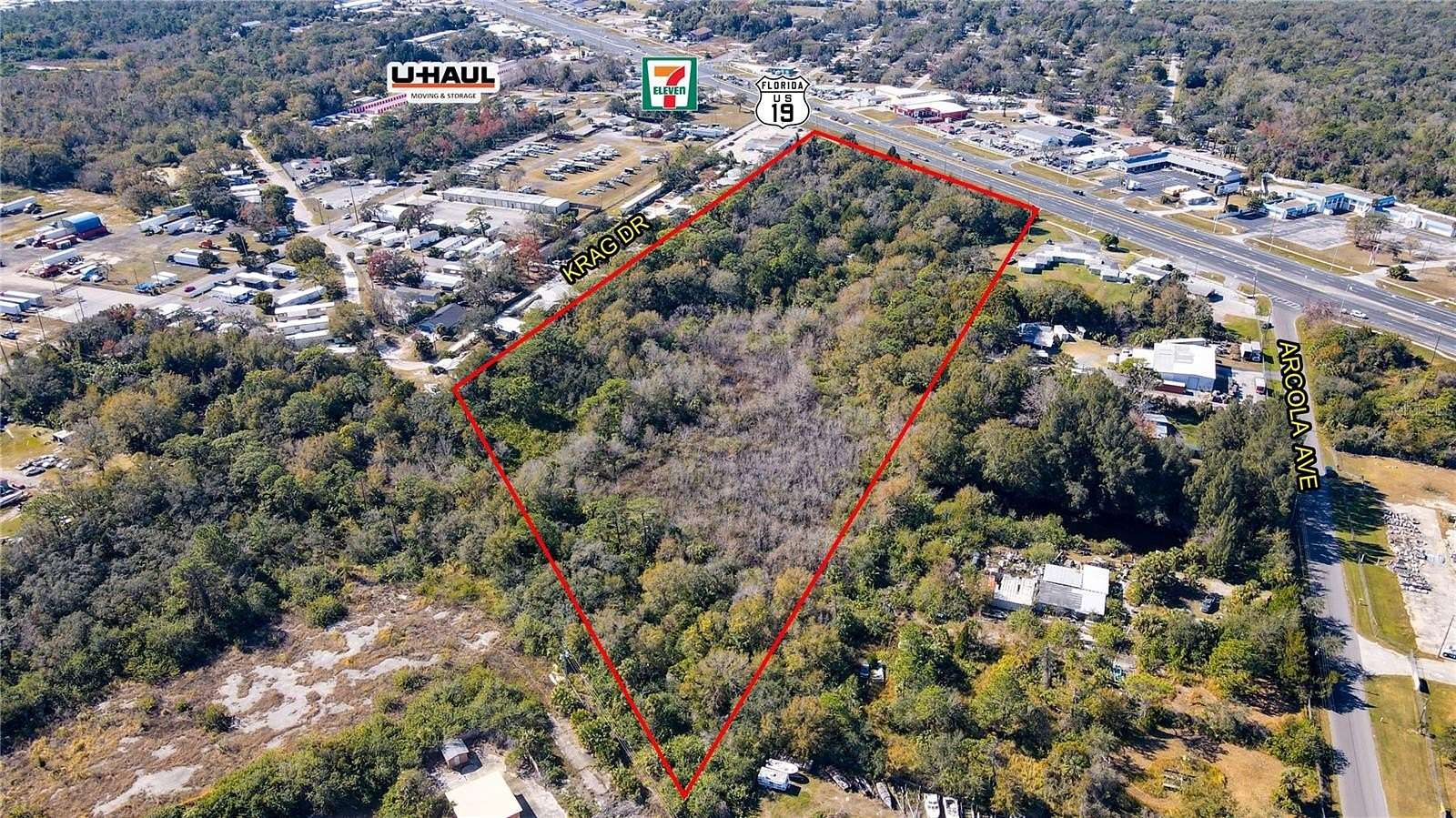 13.8 Acres of Commercial Land for Sale in Hudson, Florida