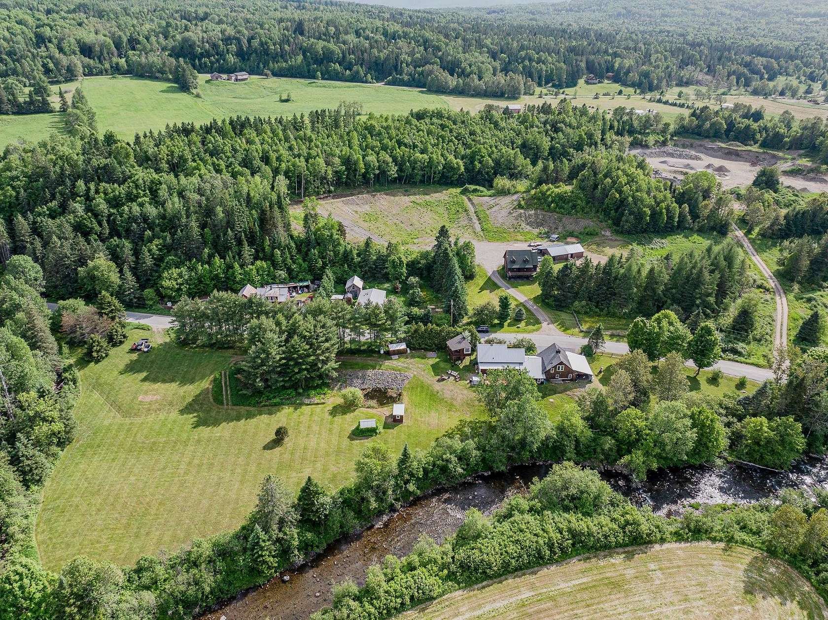 3.4 Acres of Land with Home for Sale in Colebrook, New Hampshire