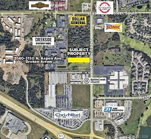 2.35 Acres of Land for Sale in Broken Arrow, Oklahoma