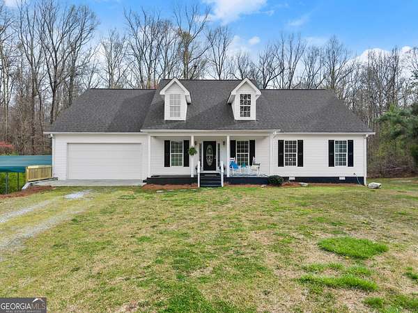 7.68 Acres of Residential Land with Home for Sale in Gillsville, Georgia