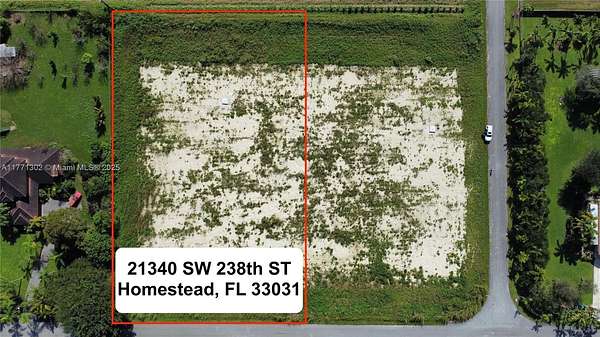 1.25 Acres of Residential Land for Sale in Homestead, Florida