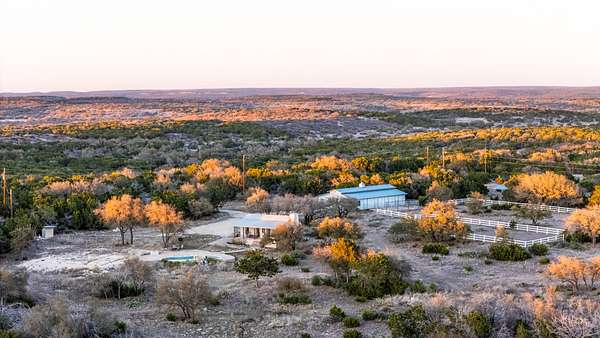 76.9 Acres of Land with Home for Sale in Junction, Texas
