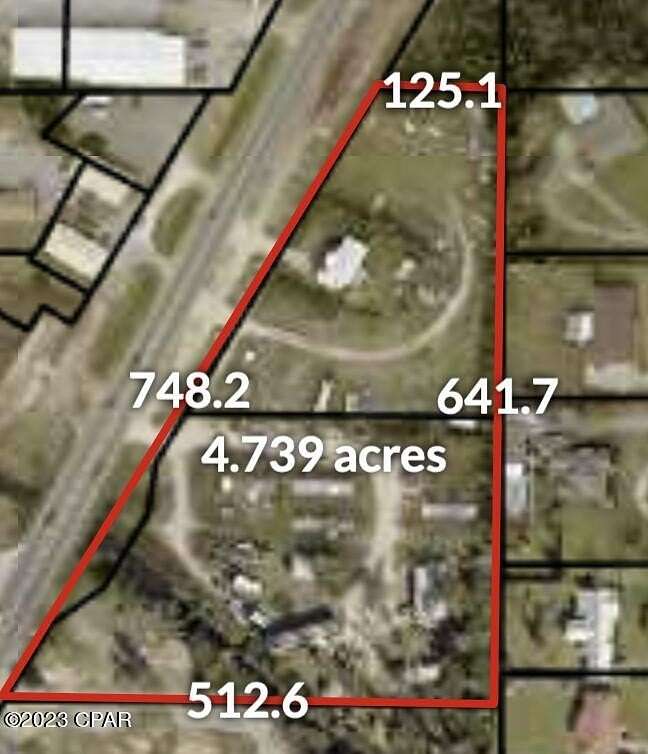 4.75 Acres of Commercial Land for Sale in Panama City, Florida