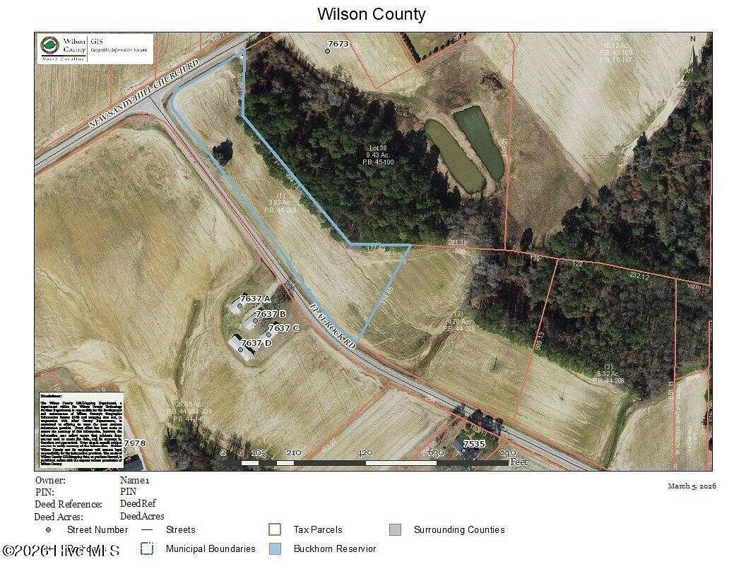 4.78 Acres of Residential Land for Sale in Sims, North Carolina