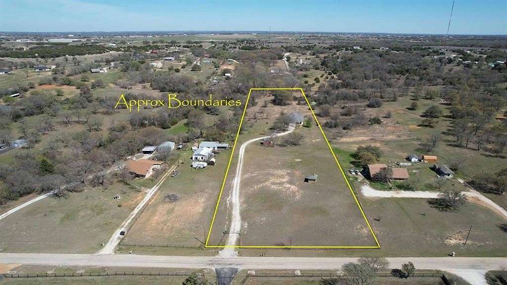 5 Acres of Residential Land with Home for Sale in Weatherford, Texas