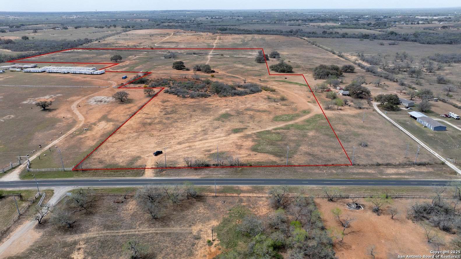54.5 Acres of Mixed-Use Land for Sale in Von Ormy, Texas