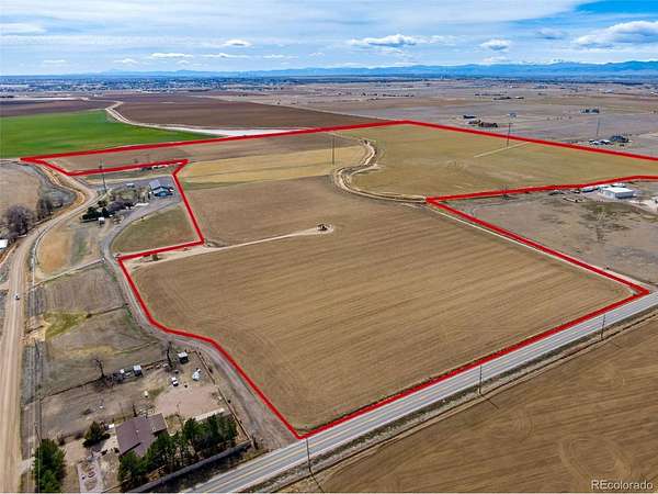 121 Acres of Agricultural Land for Sale in Fort Lupton, Colorado