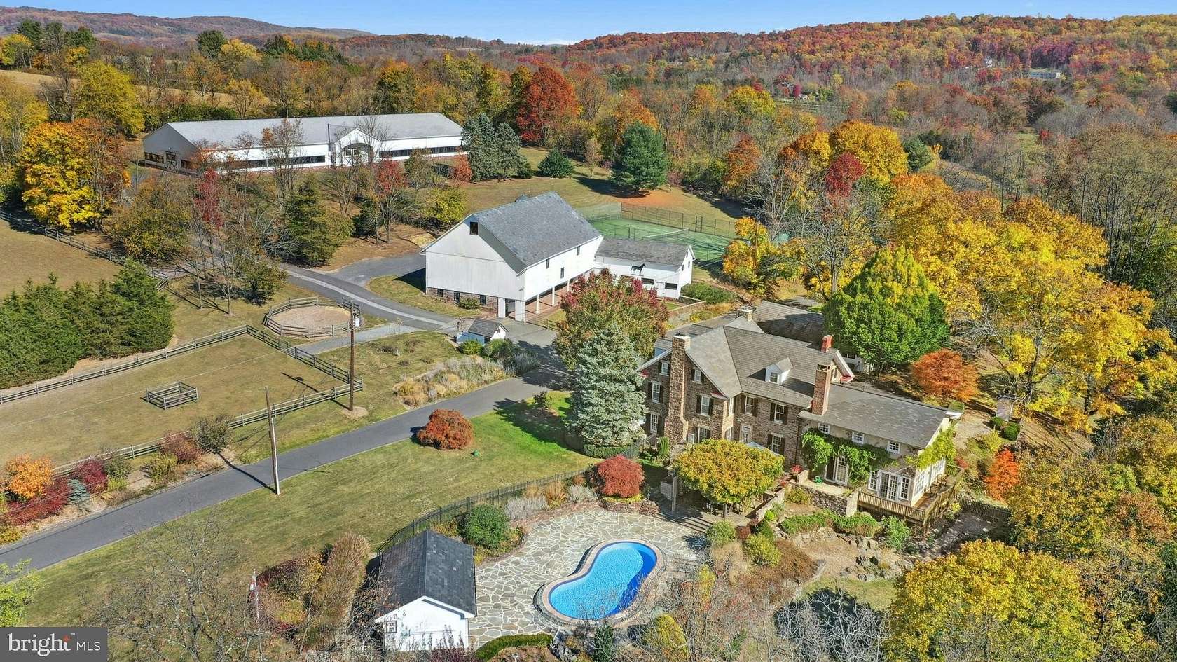 58.4 Acres of Agricultural Land with Home for Sale in Quakertown, Pennsylvania