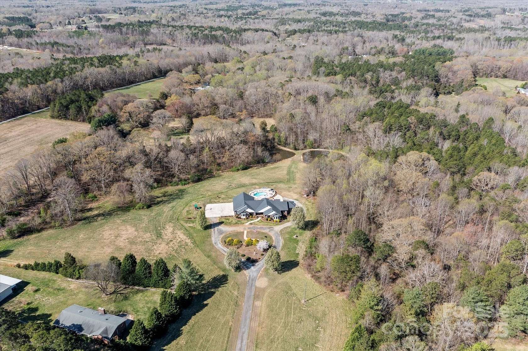26 Acres of Agricultural Land with Home for Sale in Salisbury, North Carolina