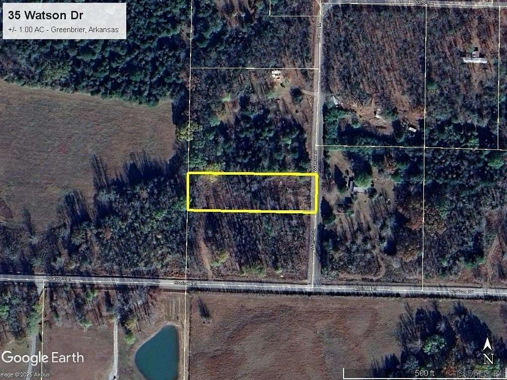 1 Acre of Residential Land for Sale in Greenbrier, Arkansas