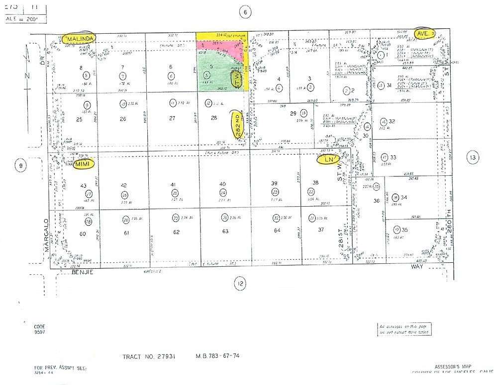 2.56 Acres of Residential Land for Sale in Lancaster, California